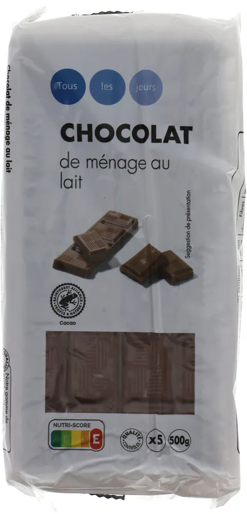 Chocolat de ménage au lait