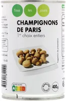 Champignons de Paris ENTIERS 1er CHOIX