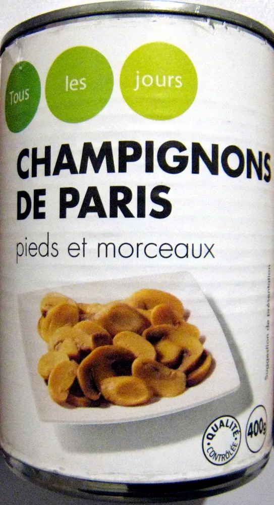 Champignons de Paris Pieds et Morceaux