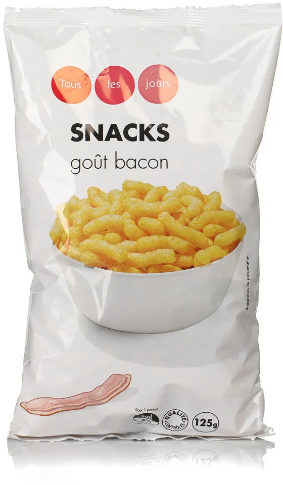 Snacks Goût bacon