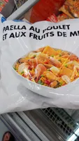 Paëlla au poulet et aux fruits de mer