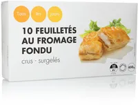 10 Feuilletés au fromage fondu