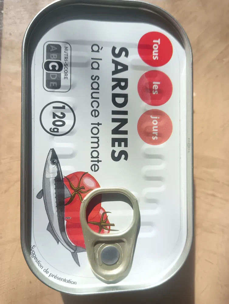 Sardine à la sauce tomate 🍅