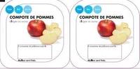 Compote allégée Pomme 30% de sucres en moins