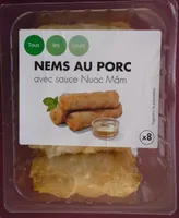 NEMS AU PORC avec sauce nuoc mam