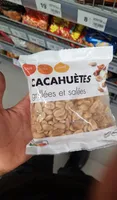 Cacahuètes grillées et salées