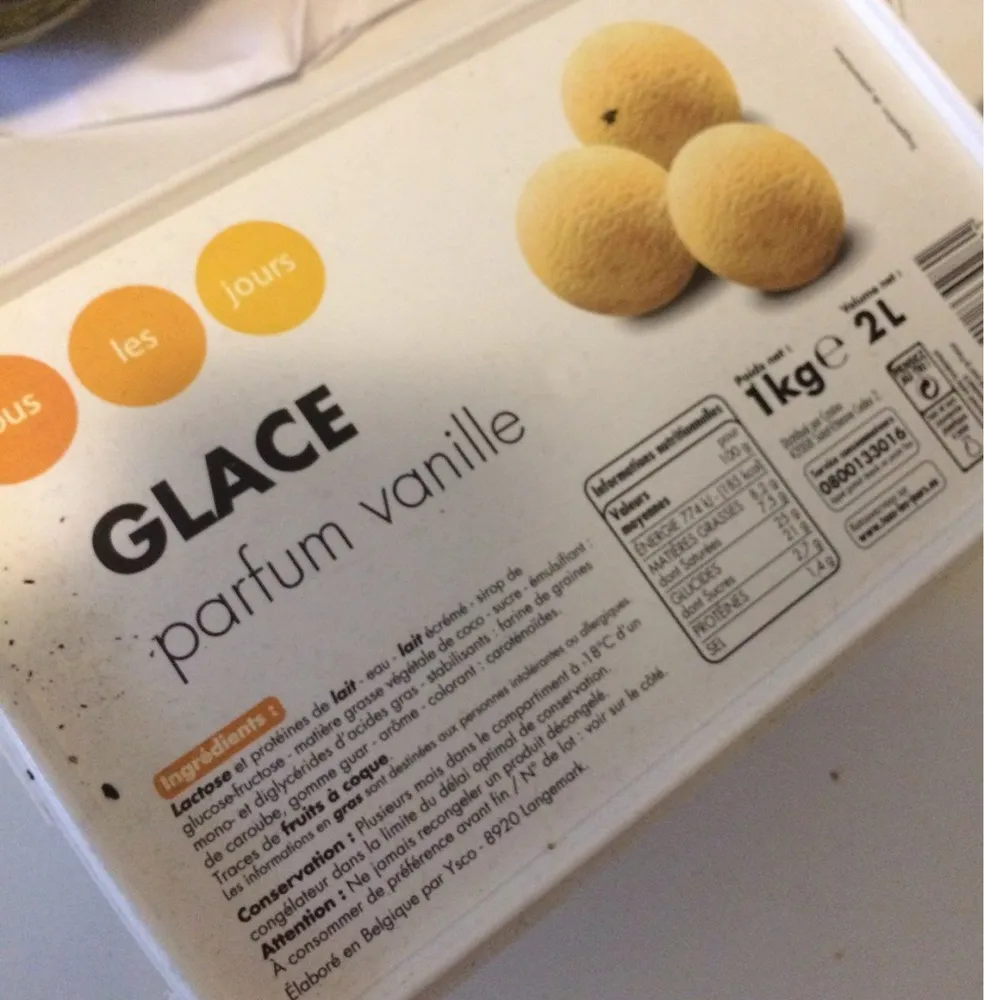 Glace vanille