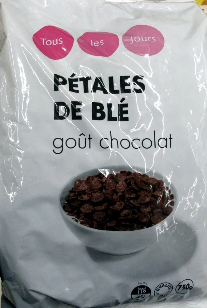 Pétales de blé goût chocolat
