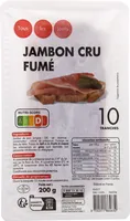 Jambon cru fume 10 tranches