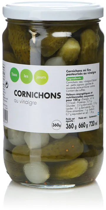 Cornichons au vinaigre
