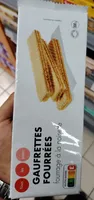 Gaufrettes fourrées fourrage à la noisette