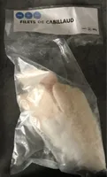 Filets de cabillaud (gadus macrocephalus) surgelés sachet