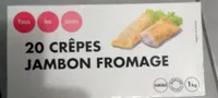 Crêpes jambon fromage