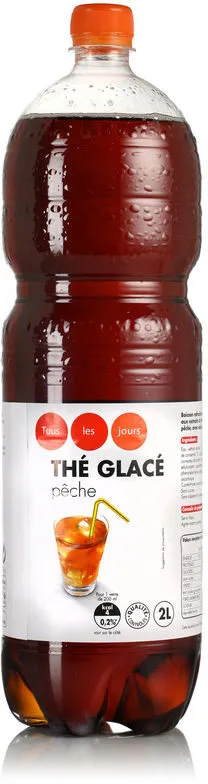 Thé glacé saveur pêche