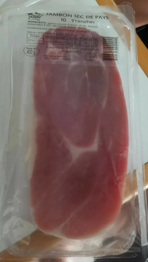 Jambon sec de pays