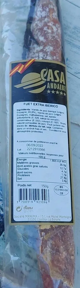 Fuet extra ibérico