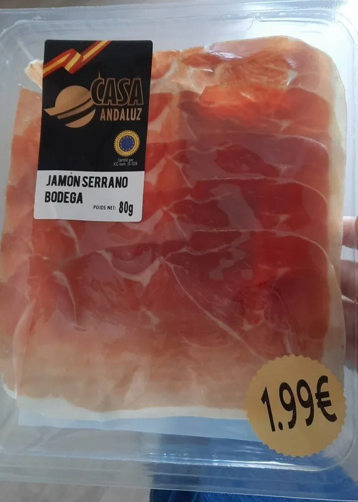 Jamón serrano bodega