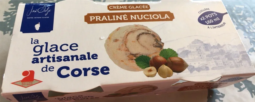 Crème glacée praliné nuciola