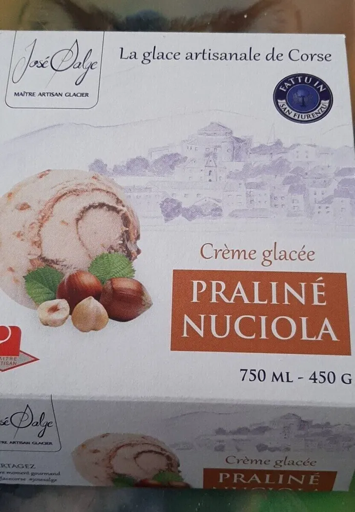 Crème glacée praliné nuciola