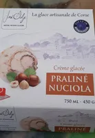 Crème glacée praliné nuciola