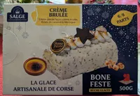 Crème glacée façon crème brûlée