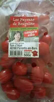 Tomates cerises allongees