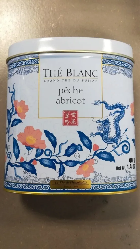 Thé blanc Pêche Abricot Bio