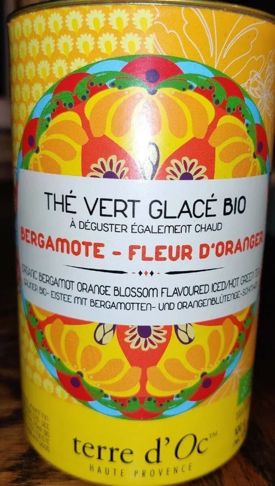 Thé vert glacé bio
