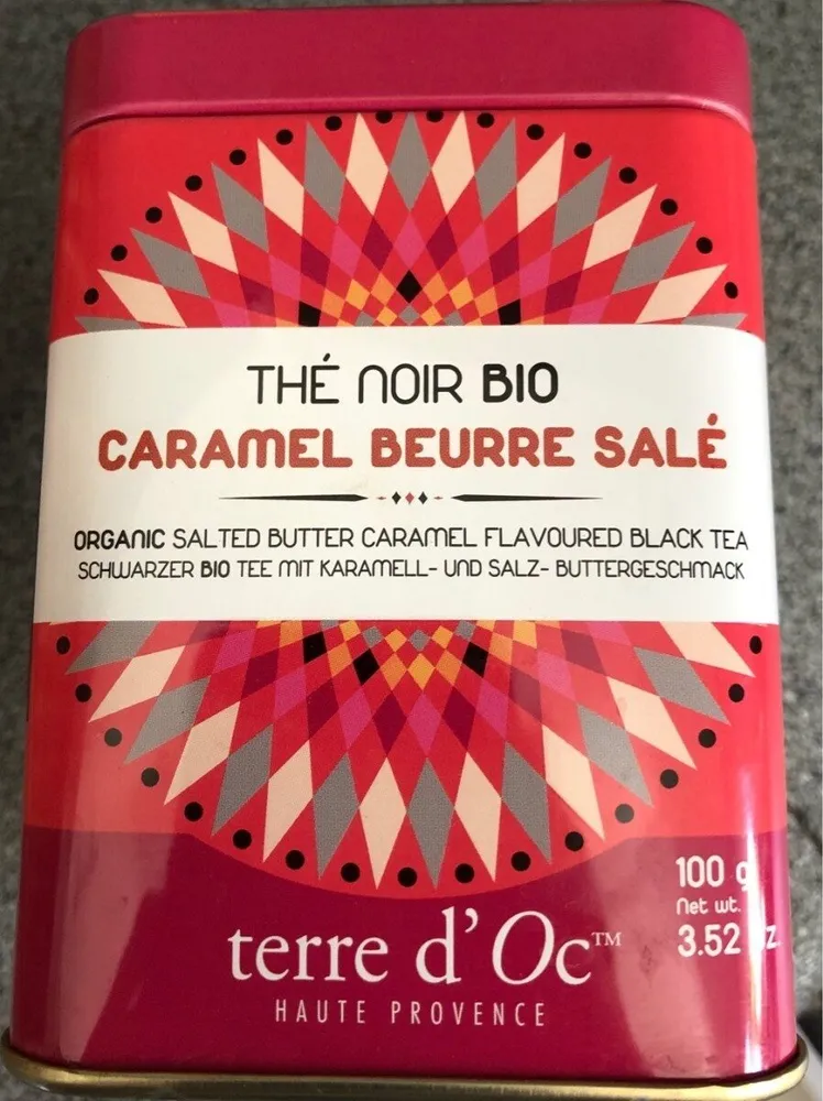 Thé Noir Bio Caramel Beurre Salé