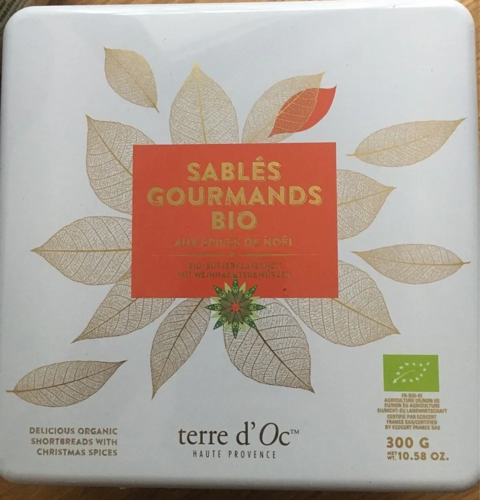 Sablés gourmands bio