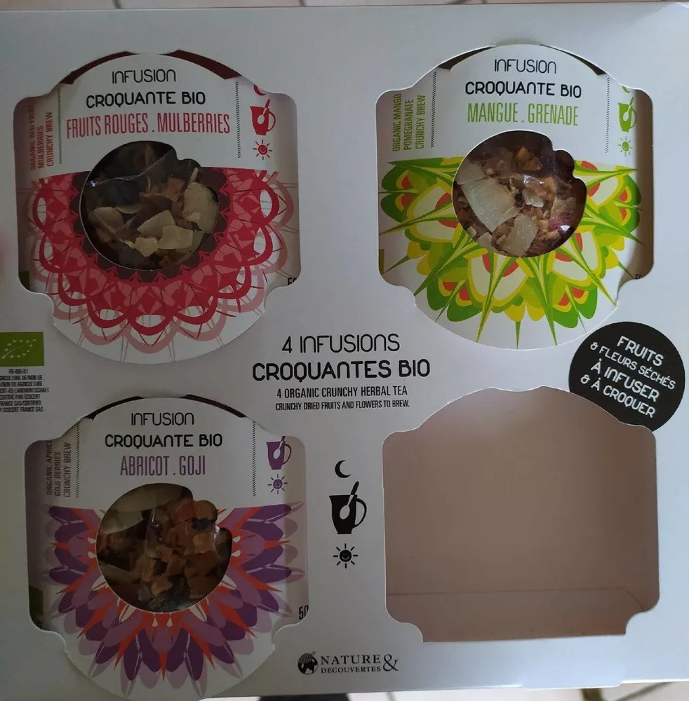 4 infusions croquantes
