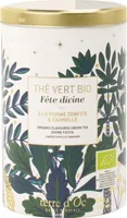 Thé vert Fête divine saveur pomme confite & cannelle Bio