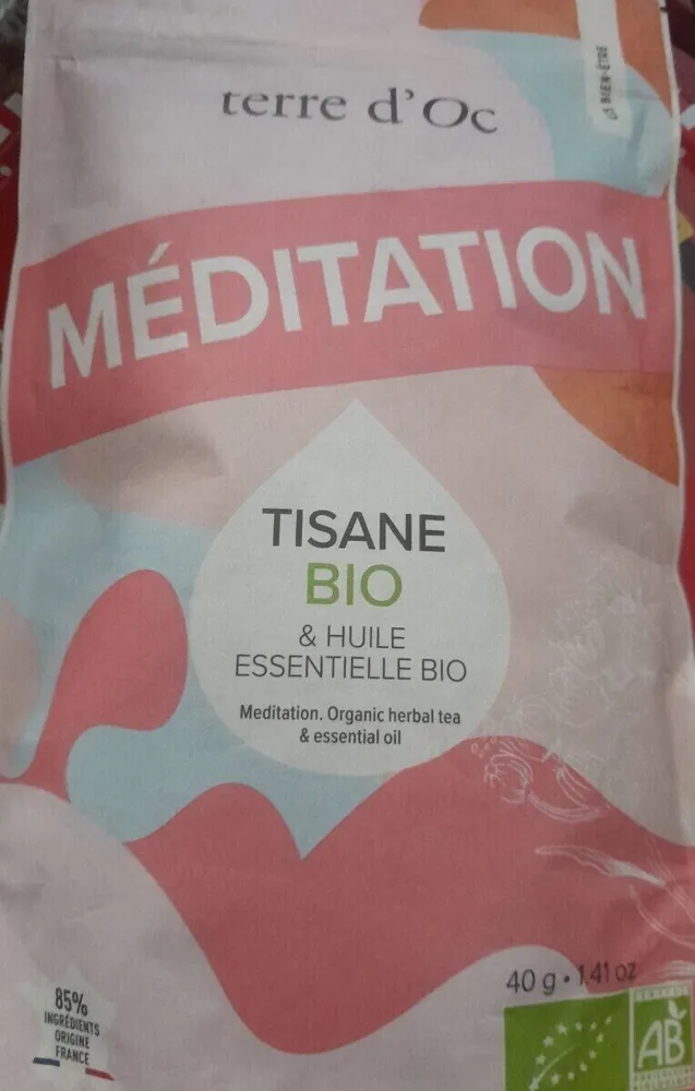 Tisane bio & huile essentielle bio Méditation