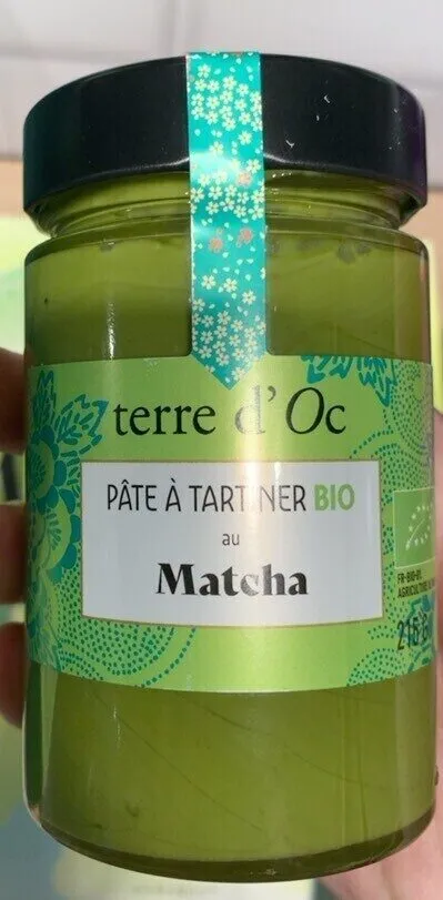 Pâte à tartiner bio au Matcha