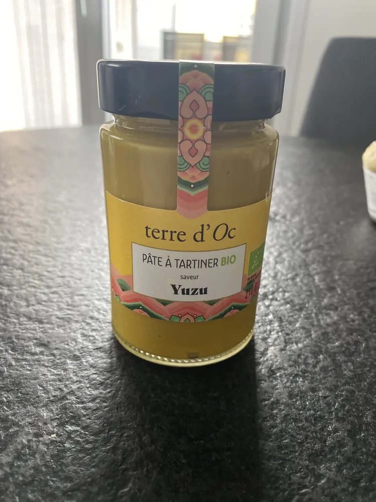 Pâte à tartiner bio saveur Yuzu