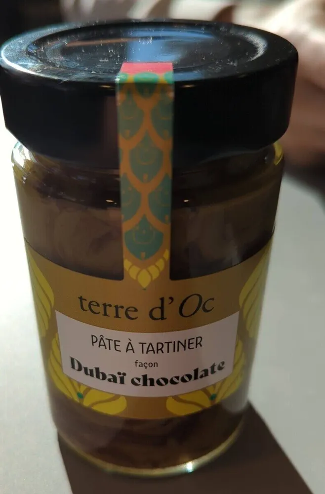 Pâte à tartiner Dubaï Chocolate