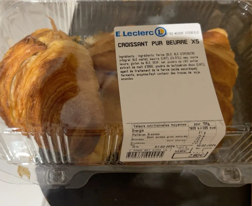 Croissant pur beurre
