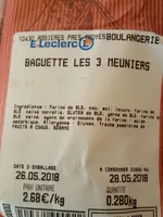 Baguette de pain leclerc