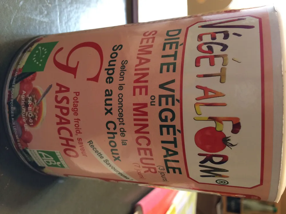 Potage froid saveur gaspacho