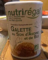 Preparation deshydratee pour galette au son d’avoine et de ble