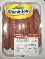Merguez porc Porcidou