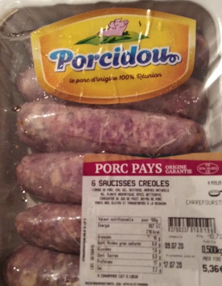 Saucisses créoles