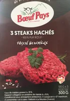 Steaks Hachés x3