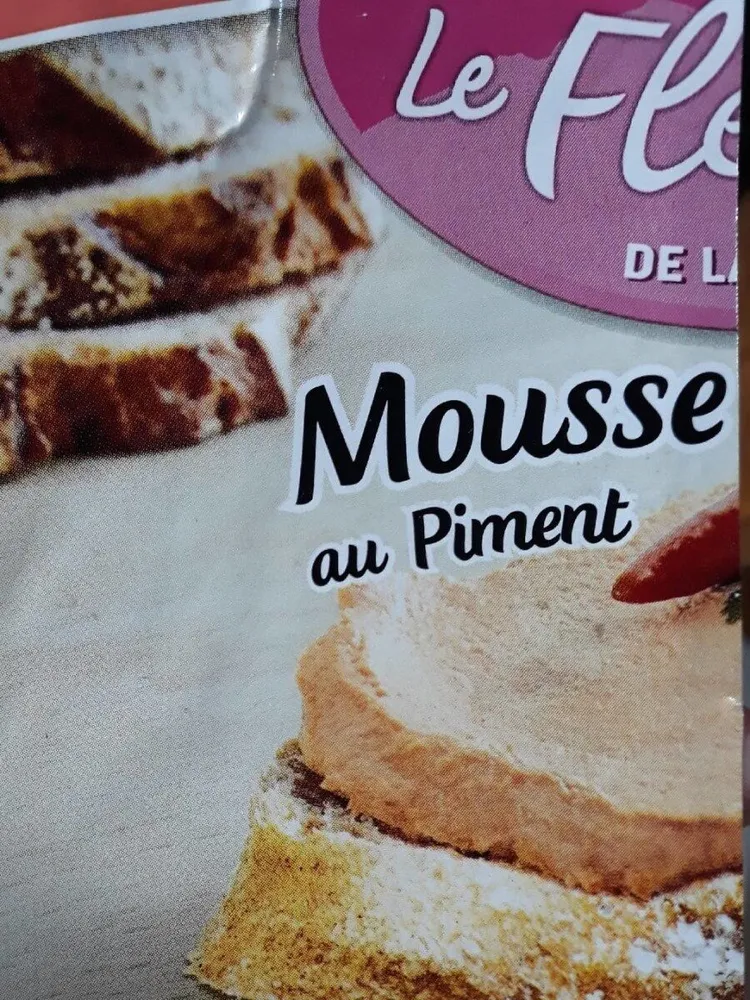 Mousse de foie au piment