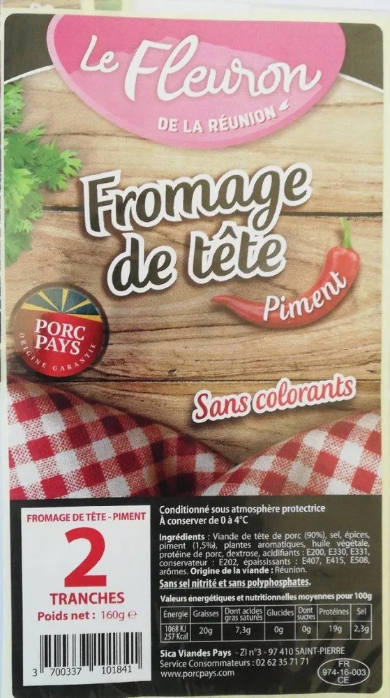 Fromage de tête piment x2