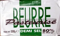 Beurre Pasteurisé Demi-Sel (80 % MG)
