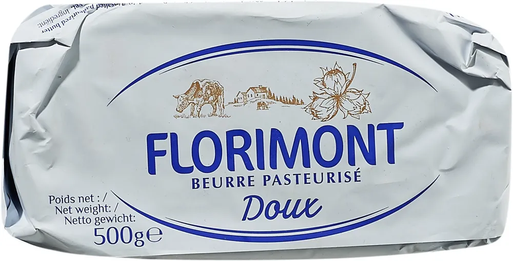 Beurre doux pasteurisé