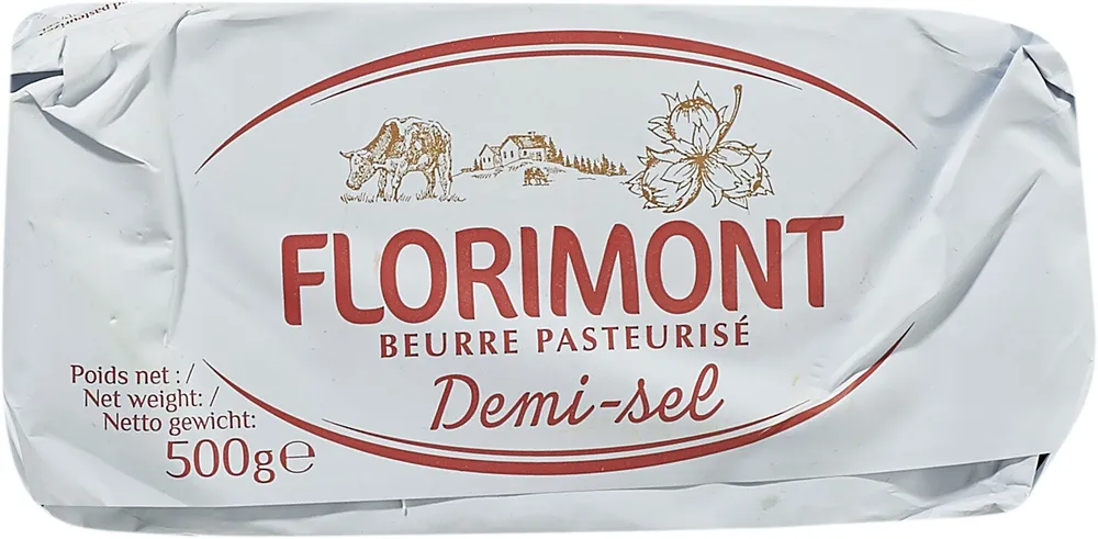 Beurre pasteurisé demi-sel