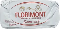 Beurre pasteurisé demi-sel
