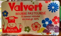 Beurre pasteurisé à teneur réduite en mat.gr. 60% Doux